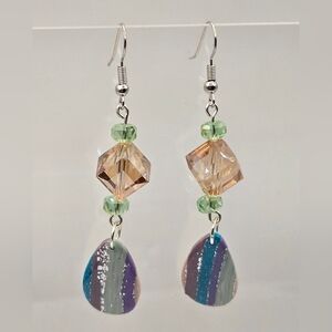 #B365-  Multicolor Dangle Earrings